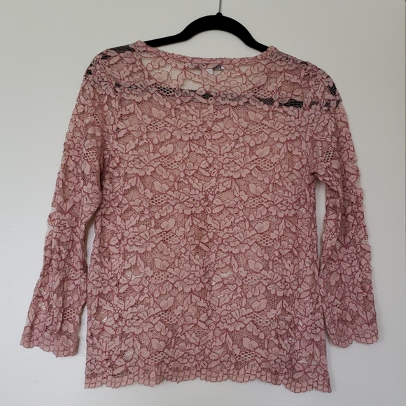 Forever 21 - Pink Crochet Top - Picture 2 of 3